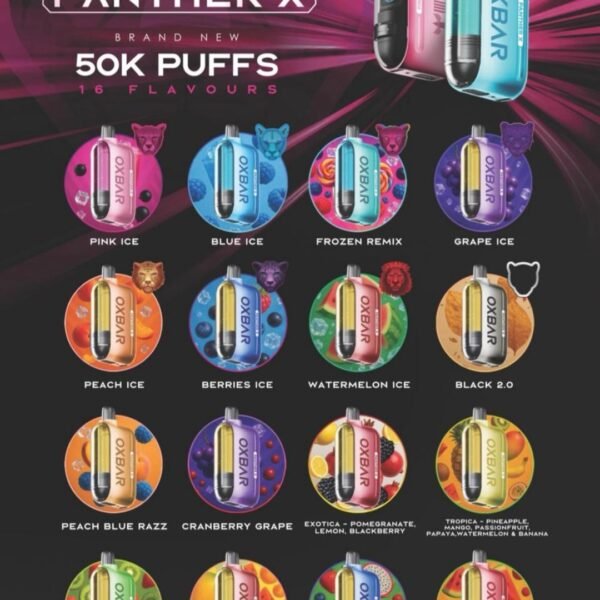 Panther Bar x Oxbar 50000 Puffs